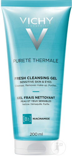 Vichy Pureté Thermale Fresh Cleansing Gel Sensitive Skin And Eyes Tube 200ml