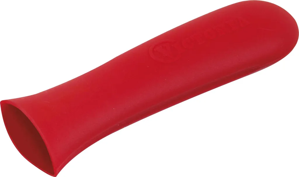 Victoria 35617 Silicone Handle Protector, Heat-Resistant Pan Handle for Cast Iron Frying Pans Ø25-30cm Red