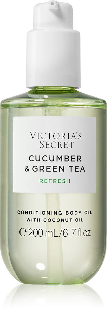 Victoria's Secret Cucumber & Green Tea Body Oil for Women