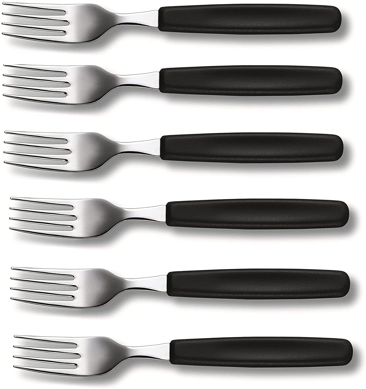 Victorinox 6 Piece Table Knives Table Knives Bread Time Meser, Green New Handle Shape.