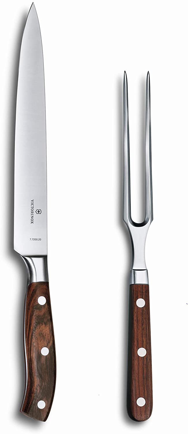 Victorinox Adult Pocket Tool Grand Maître Rosewood Carving Set, Set of 2, Multi-Color, N/A, 7.7240.2