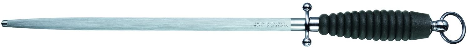 Victorinox Unisex Sharpening Butcher Steel 30cm Round Coarse Knife White