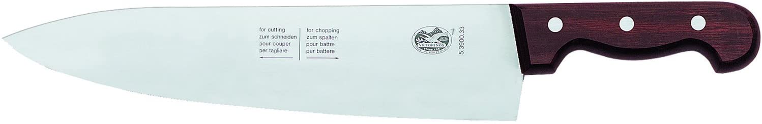 Victorinox Chef\'s Knife, Rosewood Knife Length: 33 cm 5.3900.33