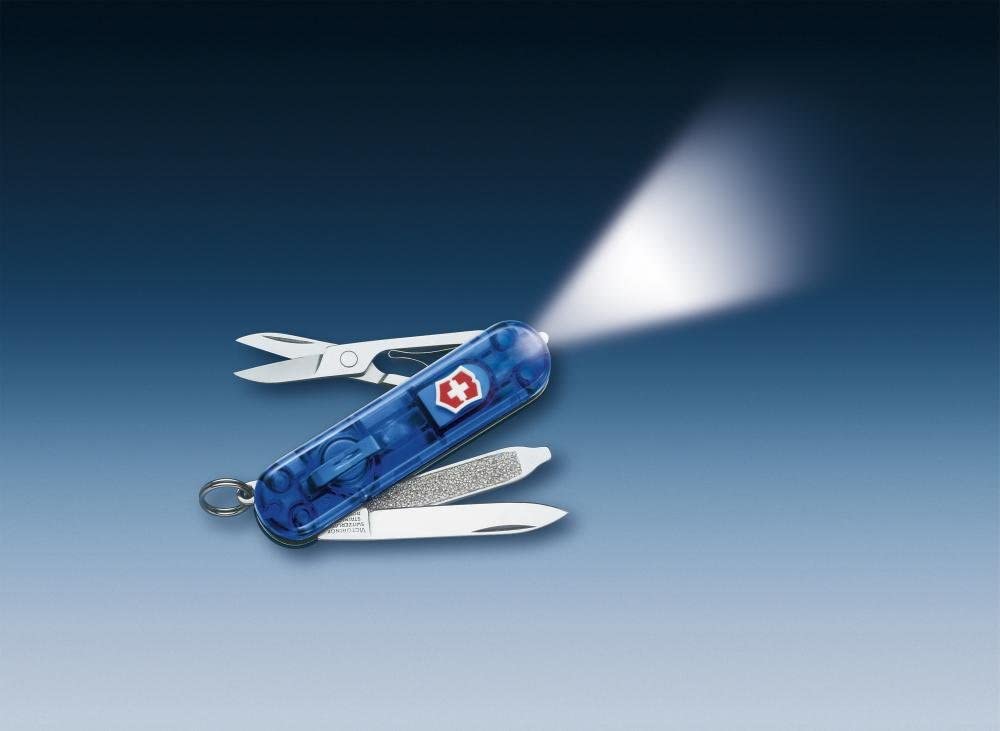Victorinox Classic Signature Lite, Transparent Sapphire, White LED (11103)