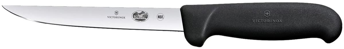 \'Victorinox Cooks Knife Fibrox Boning Knife 15 Cm Black, 18
