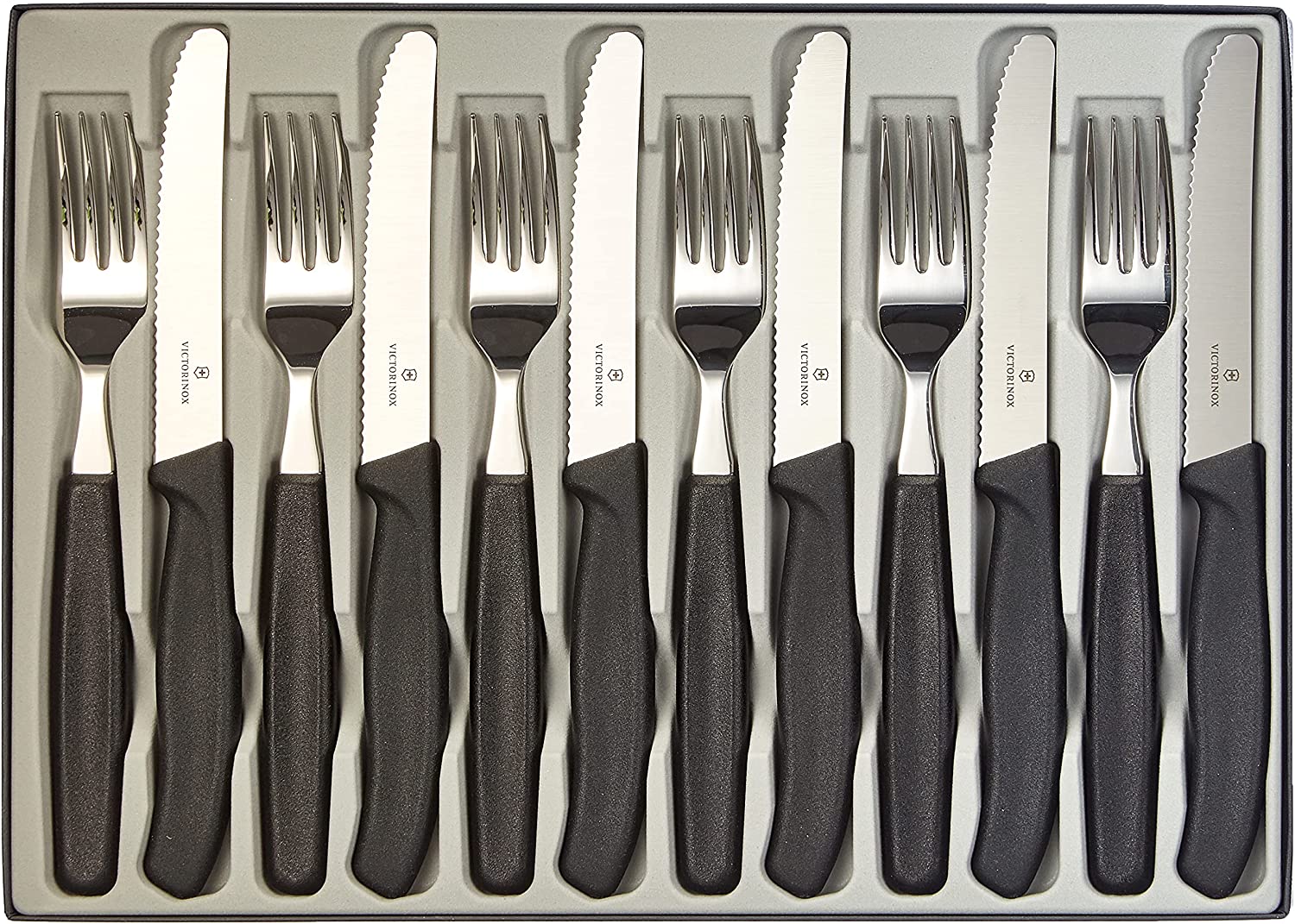 Victorinox Cutlery Set Cutlery 12-Piece Cutlery Serrated Tomato Knife 6.7833.12
