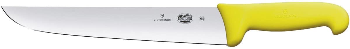 Victorinox Fibrox Kitchen Knife, Battle Knife, Extra Sharp Blade, Stainless Steel, Dishwasher Safe, Swissmade