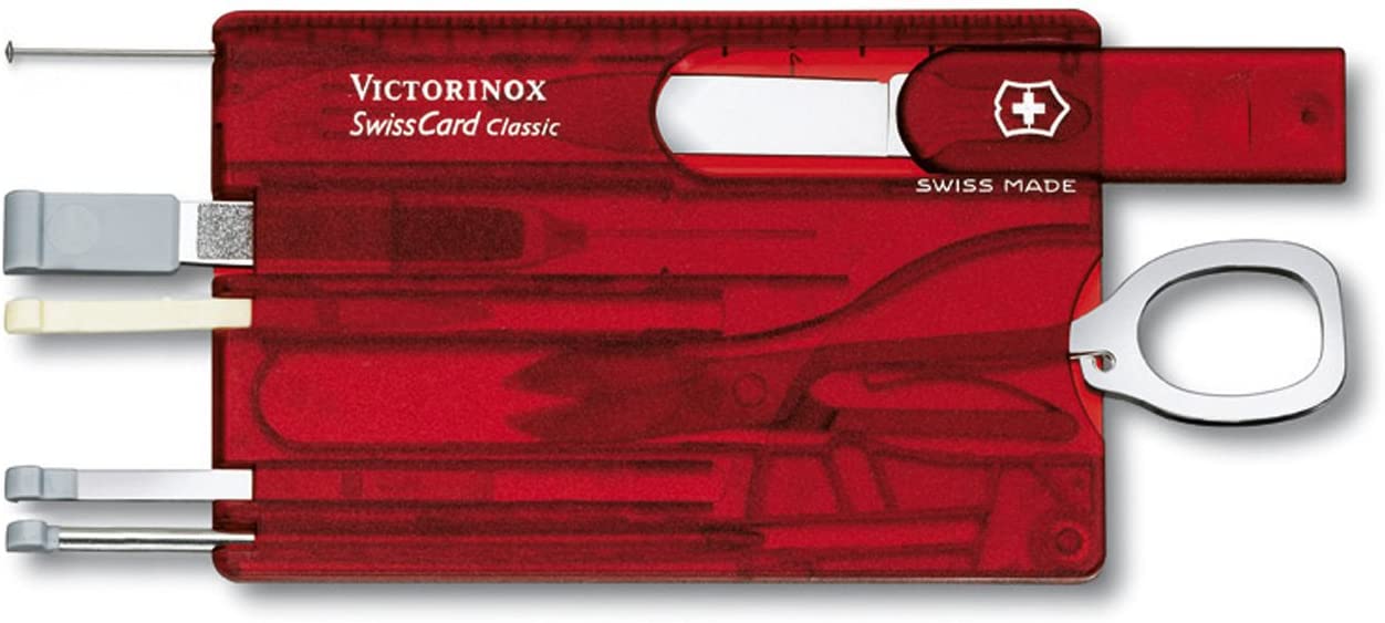 Victorinox Canister Empty Transparent Red / Print VIC