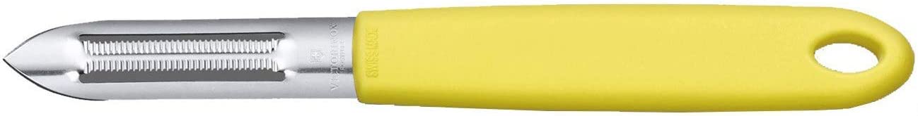 Victorinox Universal peeler with serrated blade, double edged, rust-proof, stainless steel, dishwasher safe, yellow