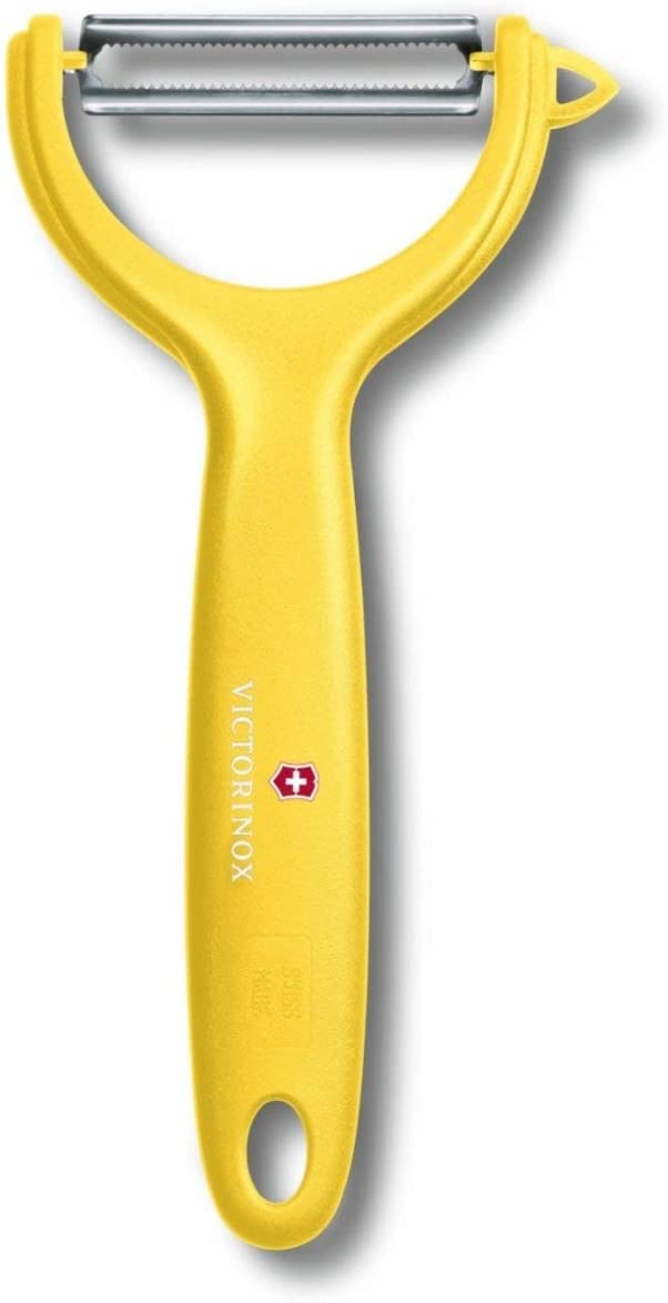 Victorinox Tomato and Kiwi Peeler, Rustproof Pendulum Blade, Double-Edged, Serrated Edge, Dishwasher Safe, Black