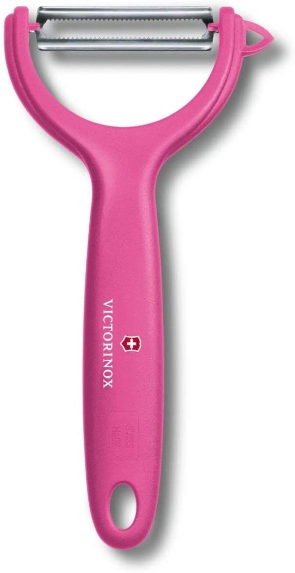 Victorinox Peeler tomatoes, kiwi with serrated edge, double-edged, rust-proof, Swiss made, pink