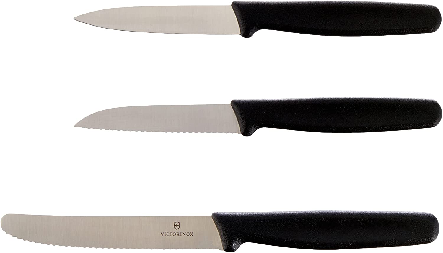 Victorinox Vegetable Knife Set in Plastic Case, 3 Piece Set