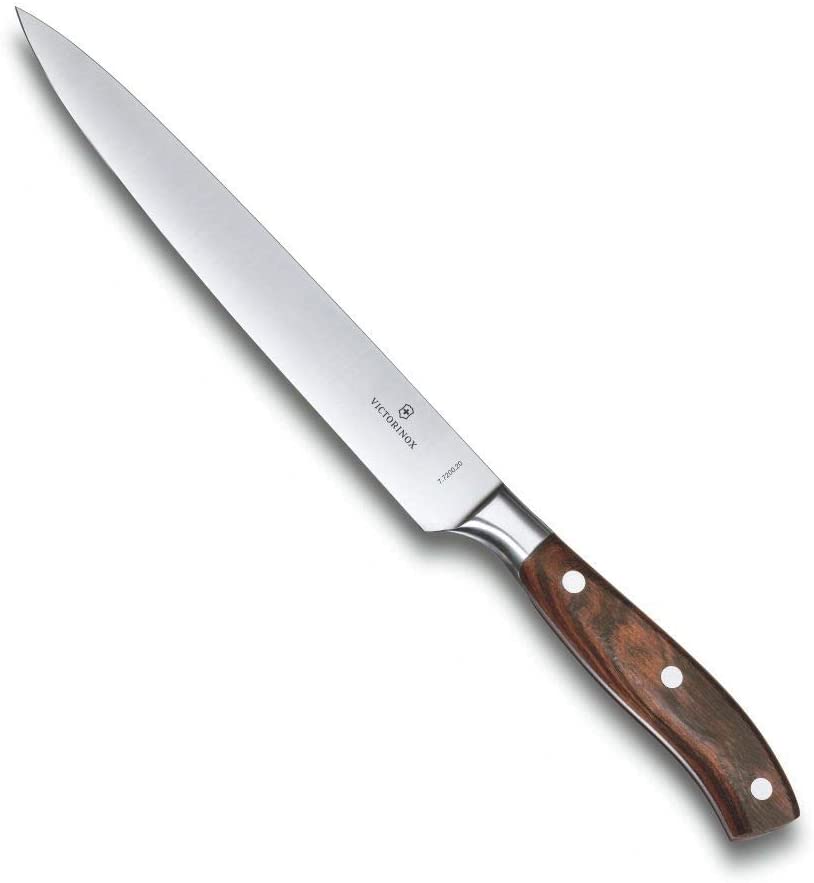 Victorinox Carving Knife with Ergonomic Handle, 20 cm Blade Length, Straight Cut, Gift Boxed