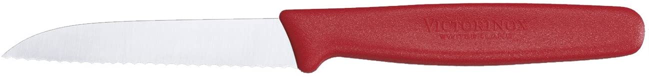 Victorinox Serrated 5.0431 Paring Knife, Red Nylon