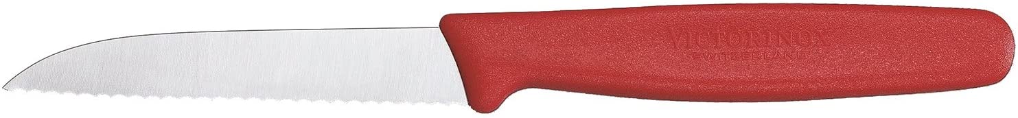 Victorinox Serrated Kitchen Paring Knife Pack of 5 Red/5.0431.5s