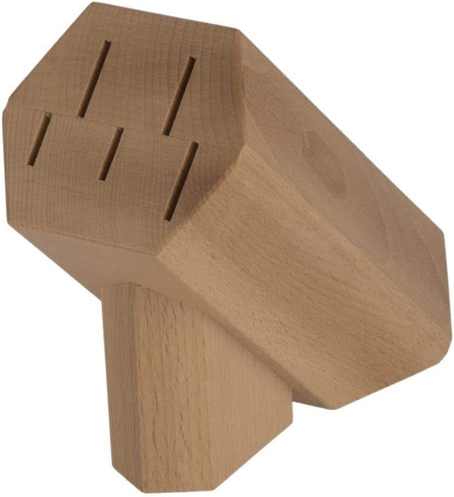 Victorinox Small, Hexagonal, Beech – Empty Knife Block