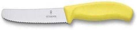 Victorinox Swiss Classic Kitchen Knives Set of 2 11 cm Extra Sharp Serrated Edge Ergonomic Dishwasher Safe