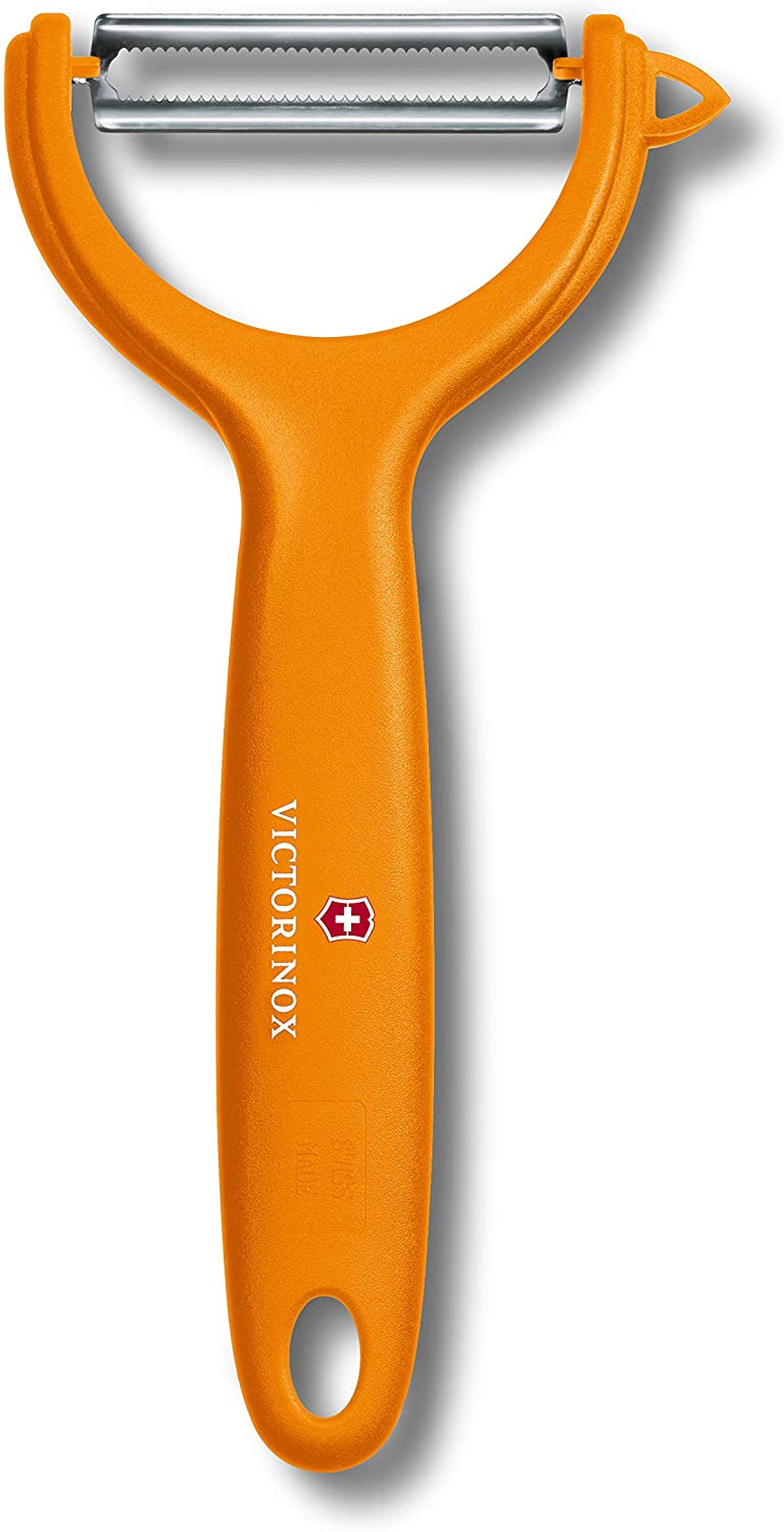 Victorinox Peeler Tomatoes, Kiwi with Serrated Edge, Rustproof, Swiss Made, Orange