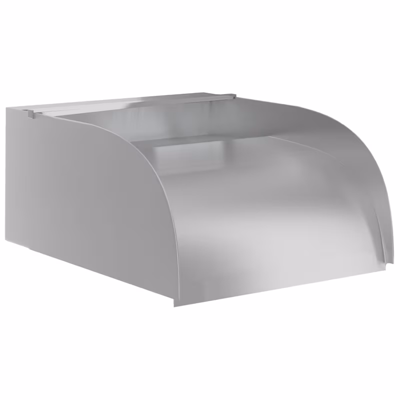 vidaXL Waterfall with LEDs 30x34x14 cm Stainless Steel 304