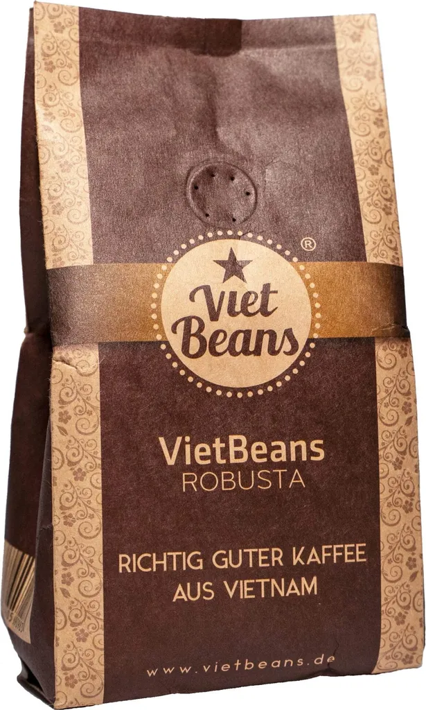 VietBeans 100% Robusta – Ground Roasted Coffee – Coffee Specialty from Vietnam – Strong and Spicy – ​​250g… 250g