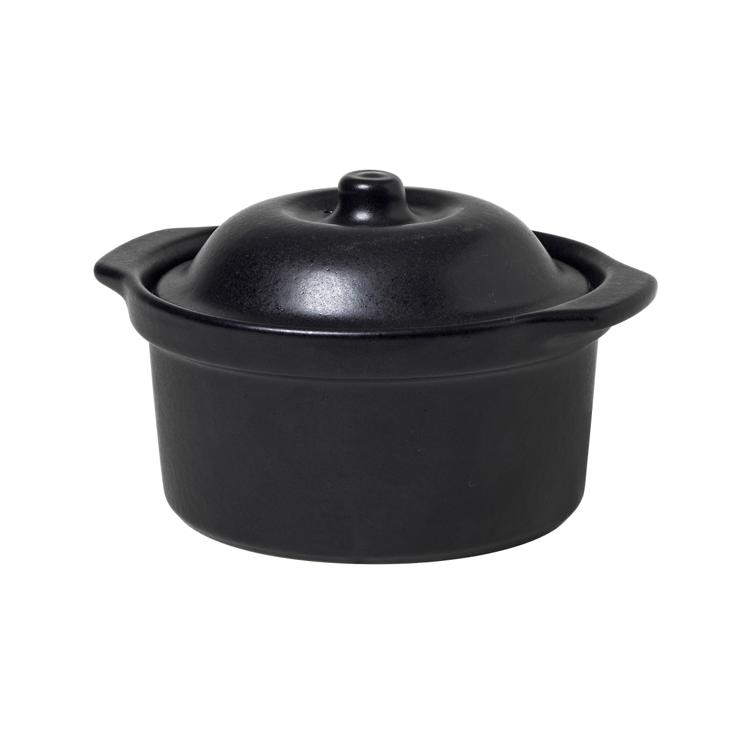 broste Copenhagen Vig Ovenproof Dish With Lid Black