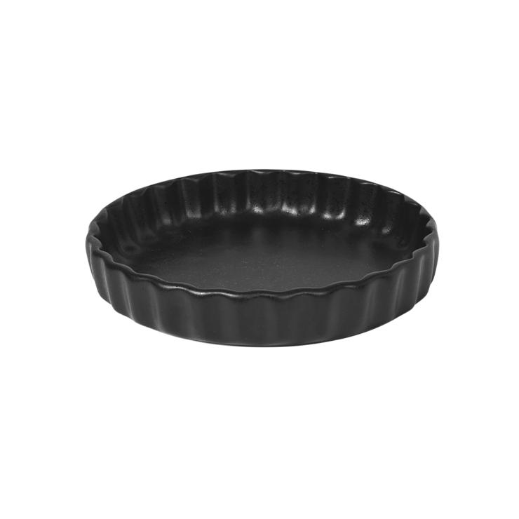 broste Copenhagen Vig Round Ovenproof Dish Black