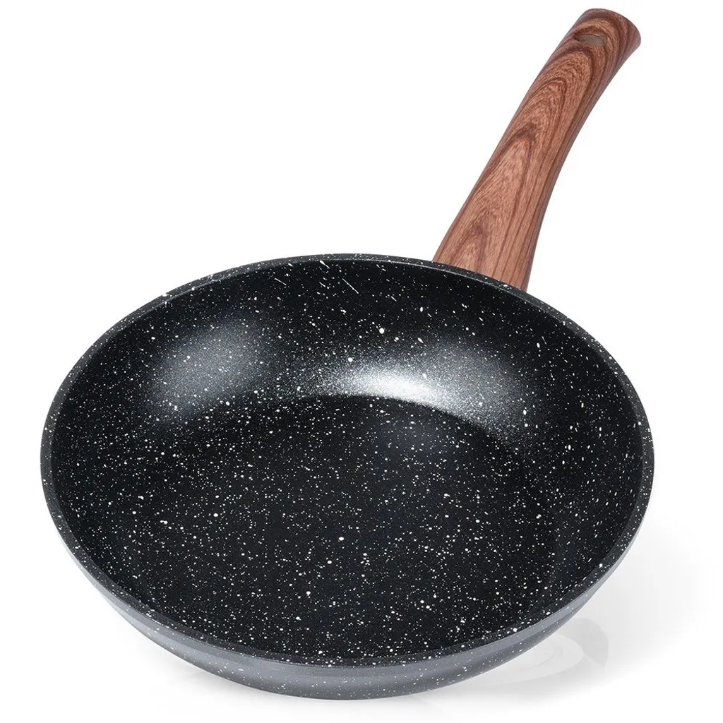 Vilde Granite Frying Pan Black&WOOD 20 cm