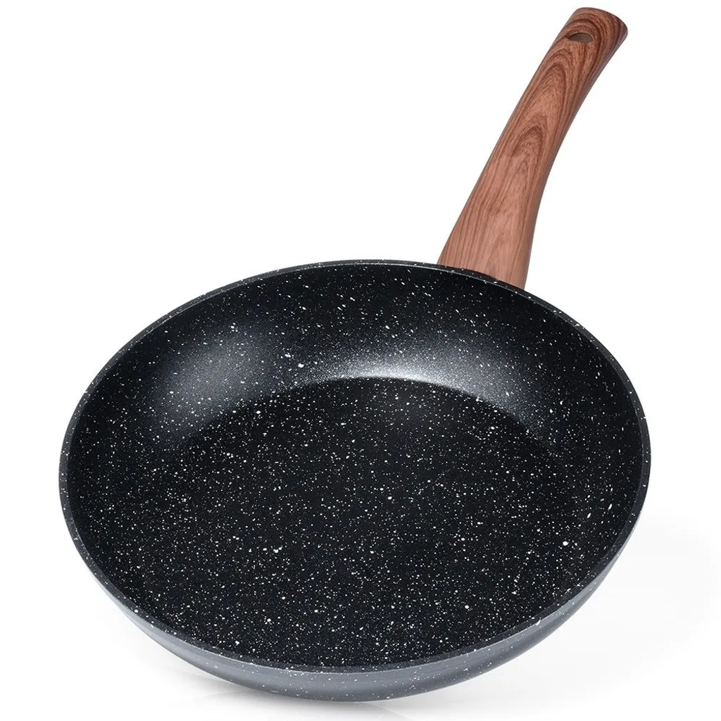Vilde Granite Frying Pan Black&WOOD 24 cm