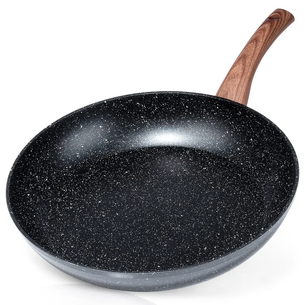 Vilde Granite Frying Pan Black&WOOD 32 cm