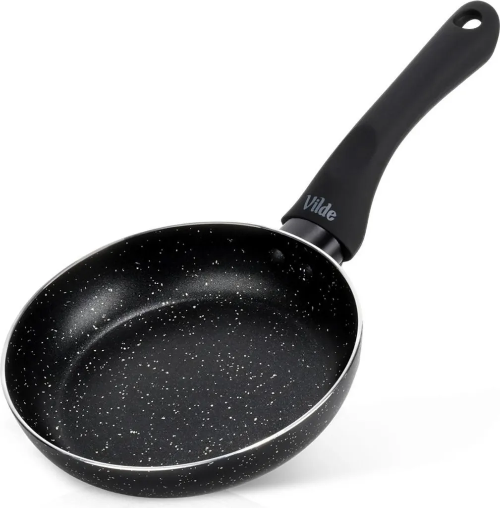 Vilde | 16 cm frying pan - Granite coating - Induction/Gas - Black - Non-stick coating - BLACK LINE