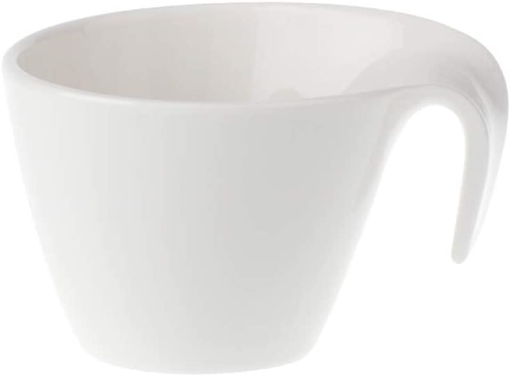 Villeroy & Boch Villeroy and Boch 200 ml Premium Porcelain Flow Coffee Mug, White