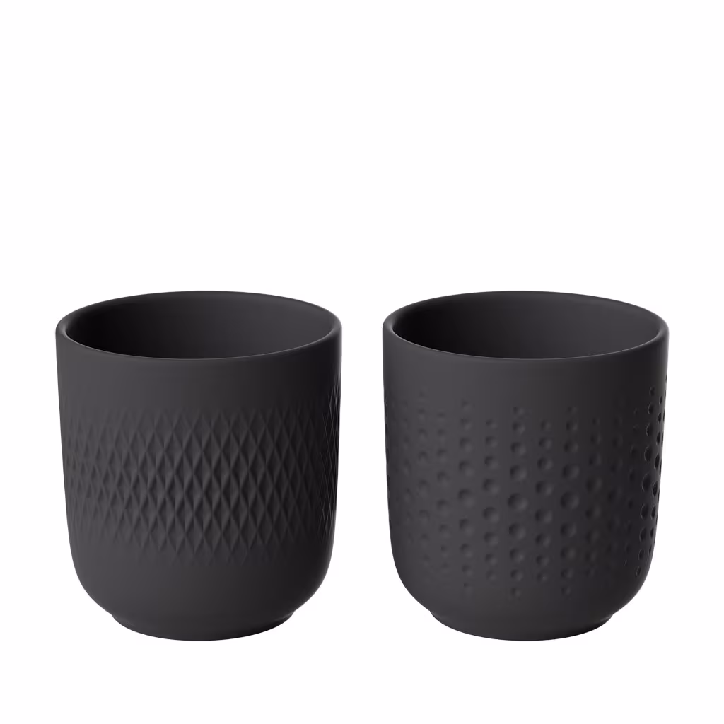 Villeroy & Boch MUG Manufacture Collier Noir 290 ml set of 2