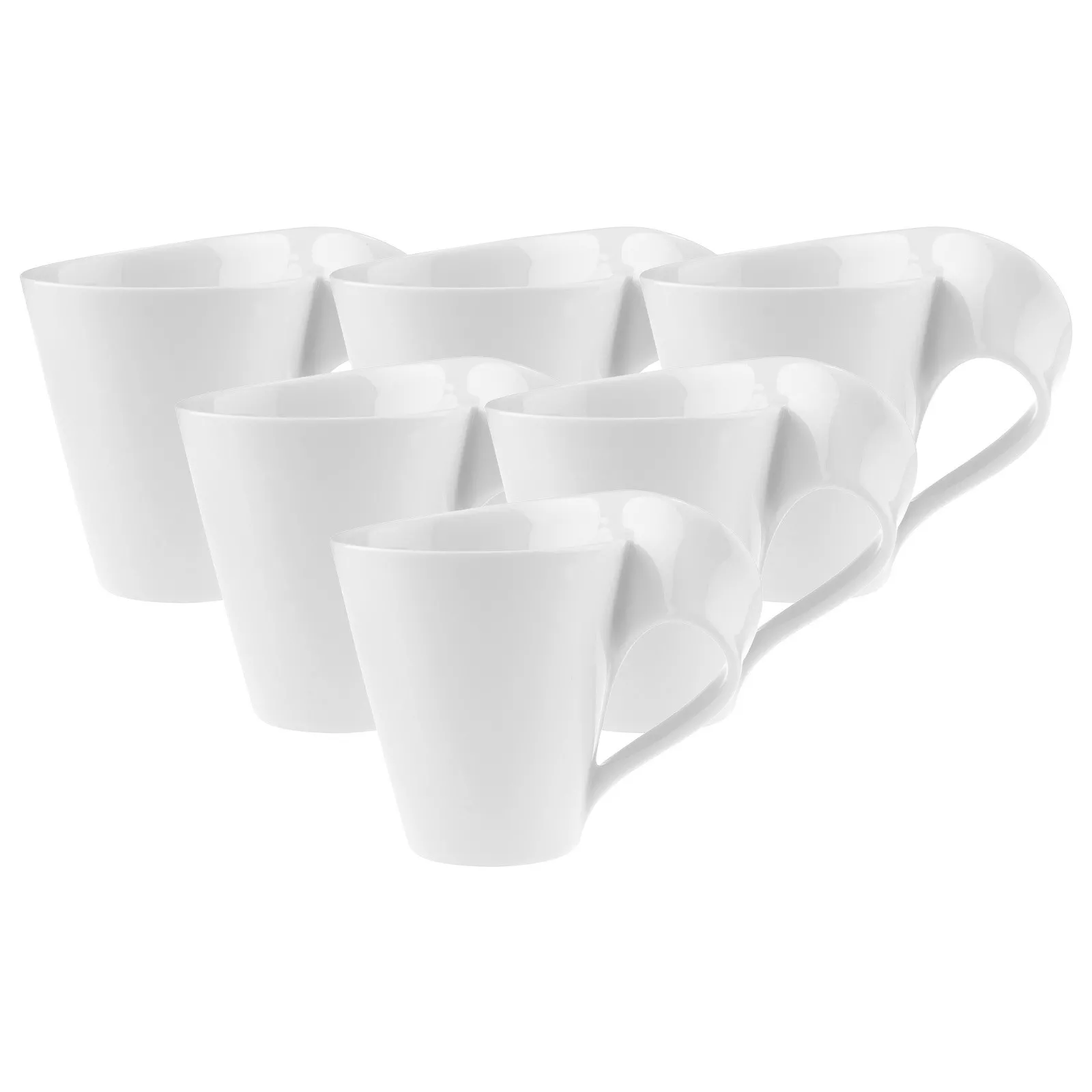 Villeroy & Boch Mug with Handle NewWave White 300 ml Set of 6