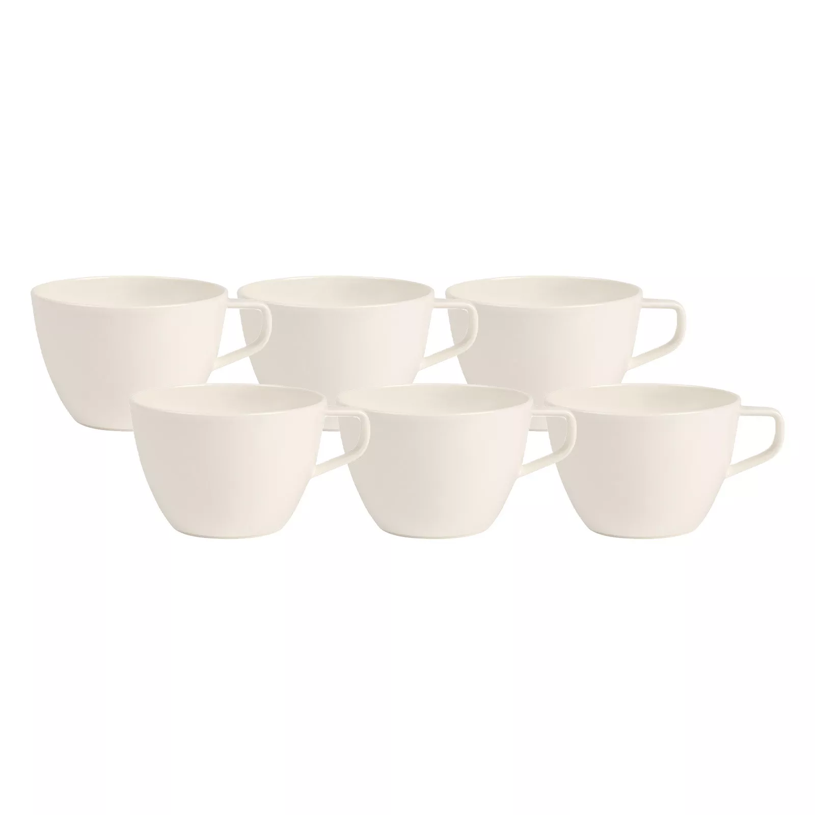 Villeroy & Boch CAFÉ AU LAIT CUPS Artesano Original white 260 ml set of 6