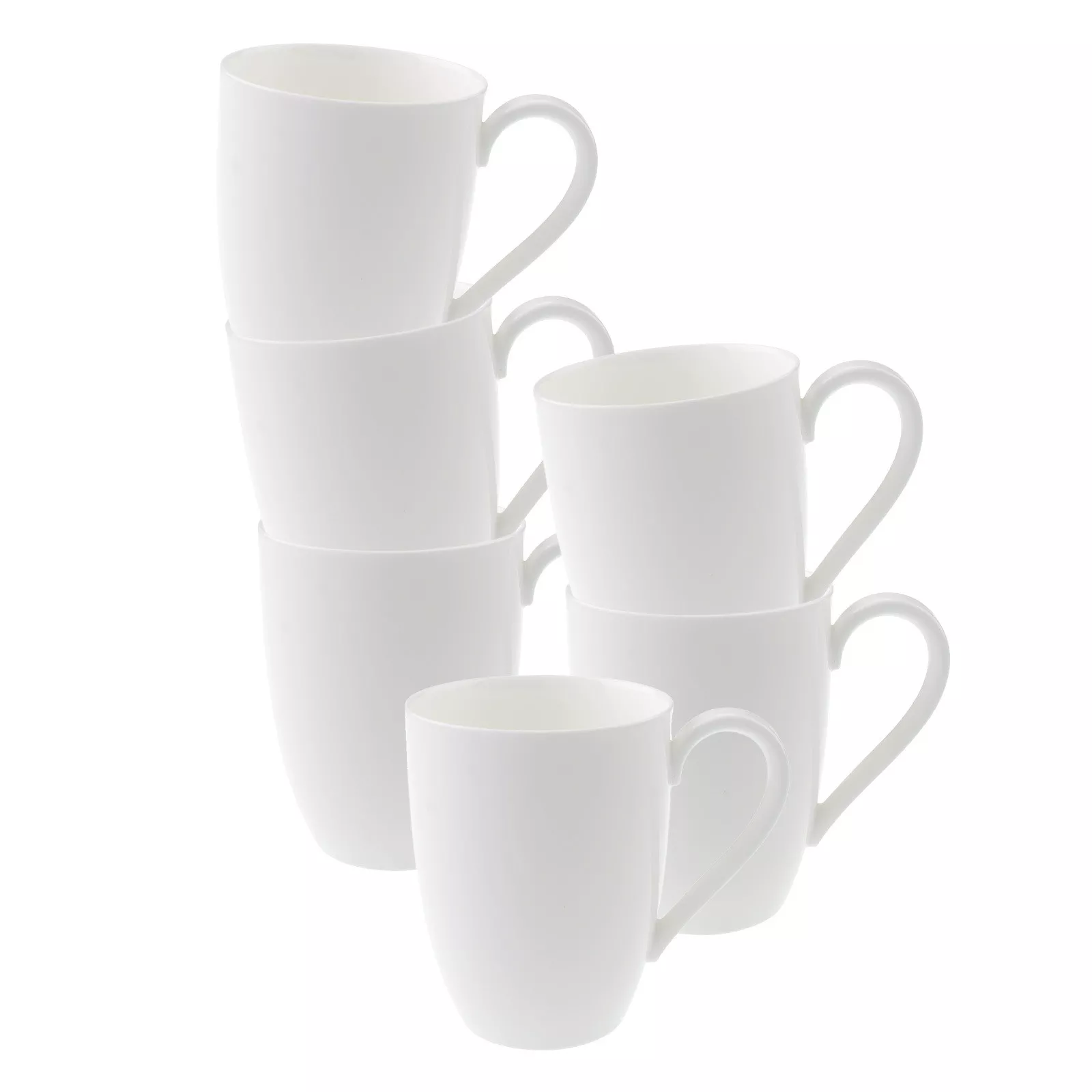 Villeroy & Boch Mug Anmut White 300 ml Set of 6