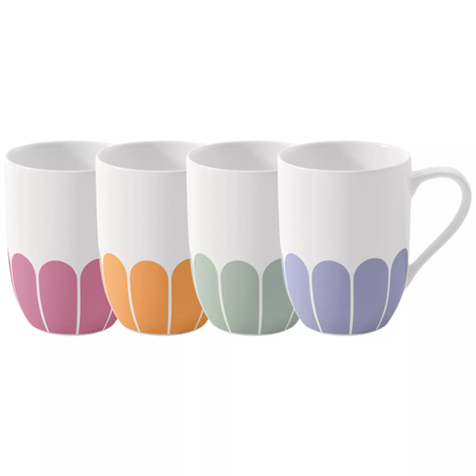 Villeroy & Boch HANDLE MUG SET Fleu Couleur colorful 290 ml set of 4