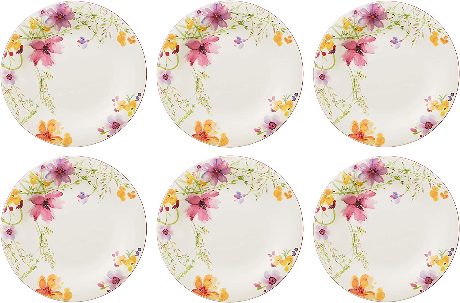 Villeroy & Boch MARIEFLEUR Dinner Plates Diameter 27 cm Set of 6