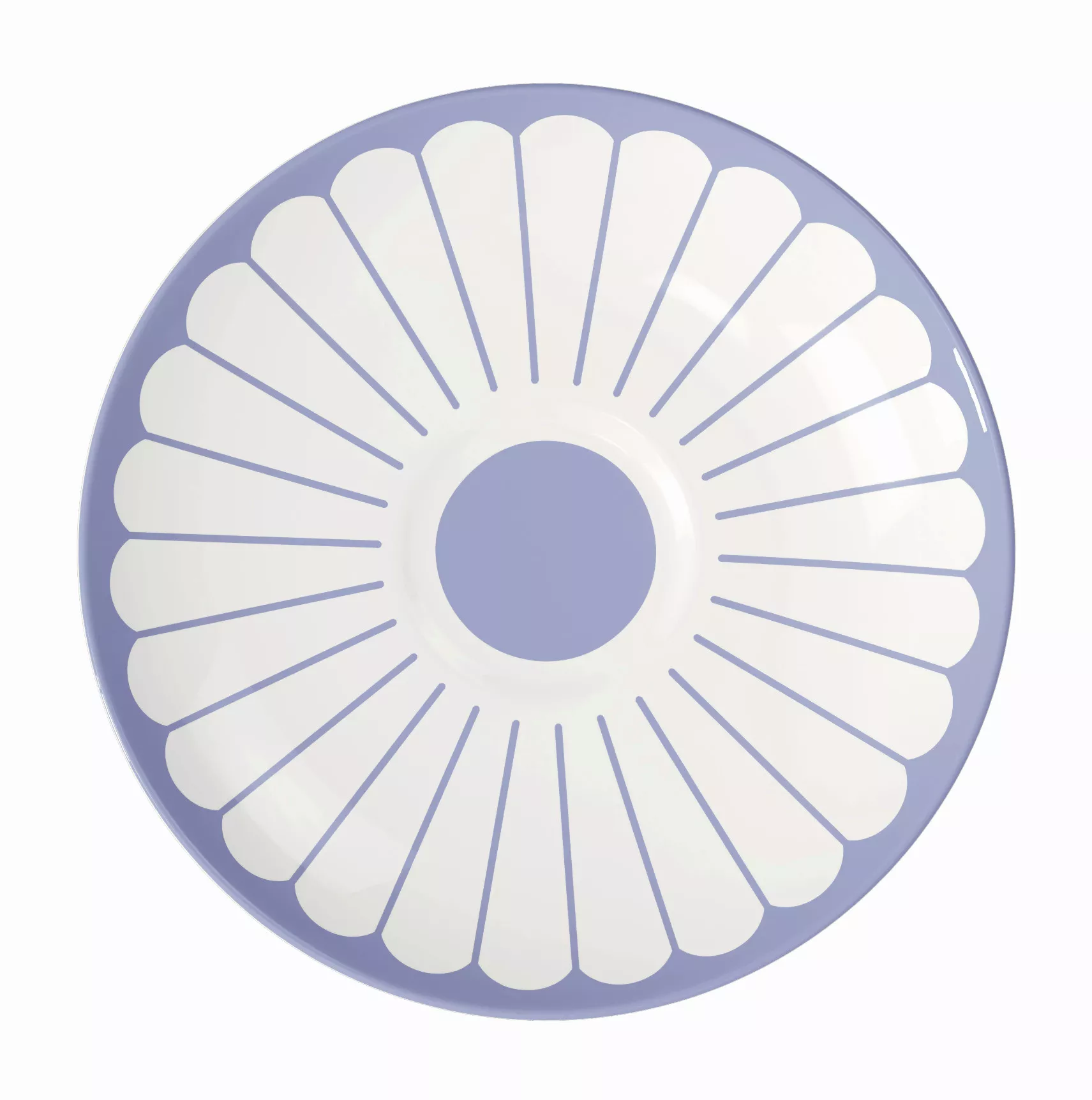 Villeroy & Boch SAUCER Fleur Bleu, White Blue, D/H 15/8.6 cm