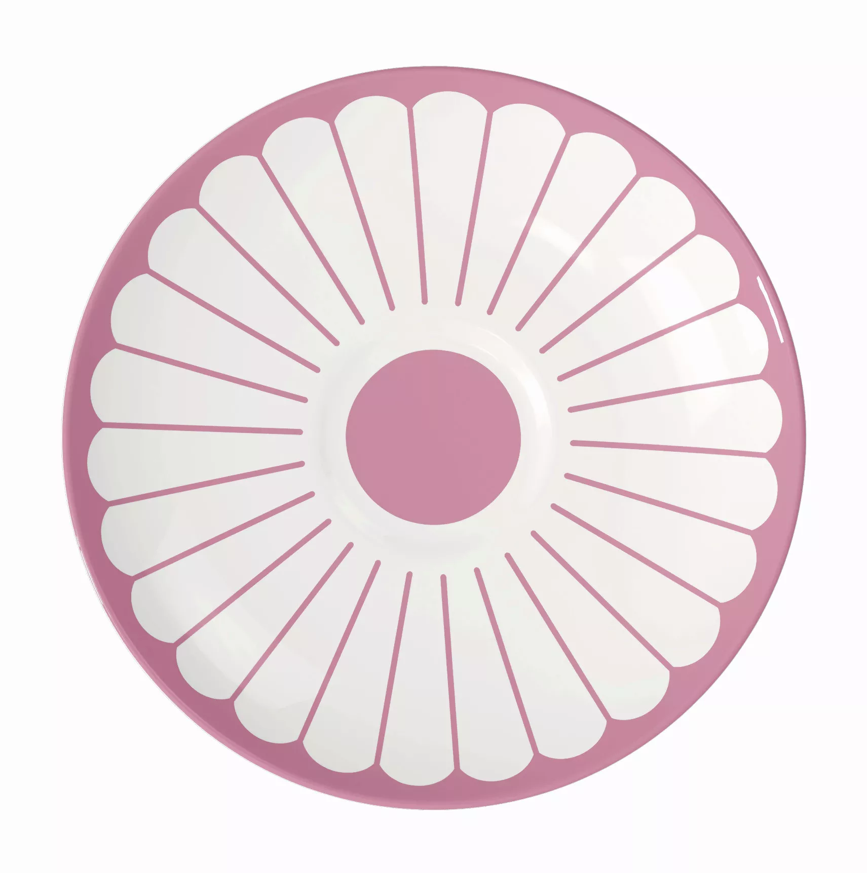 Villeroy & Boch SAUCER Fleur Cassis, White Cassis, D/H 15/8.6 cm