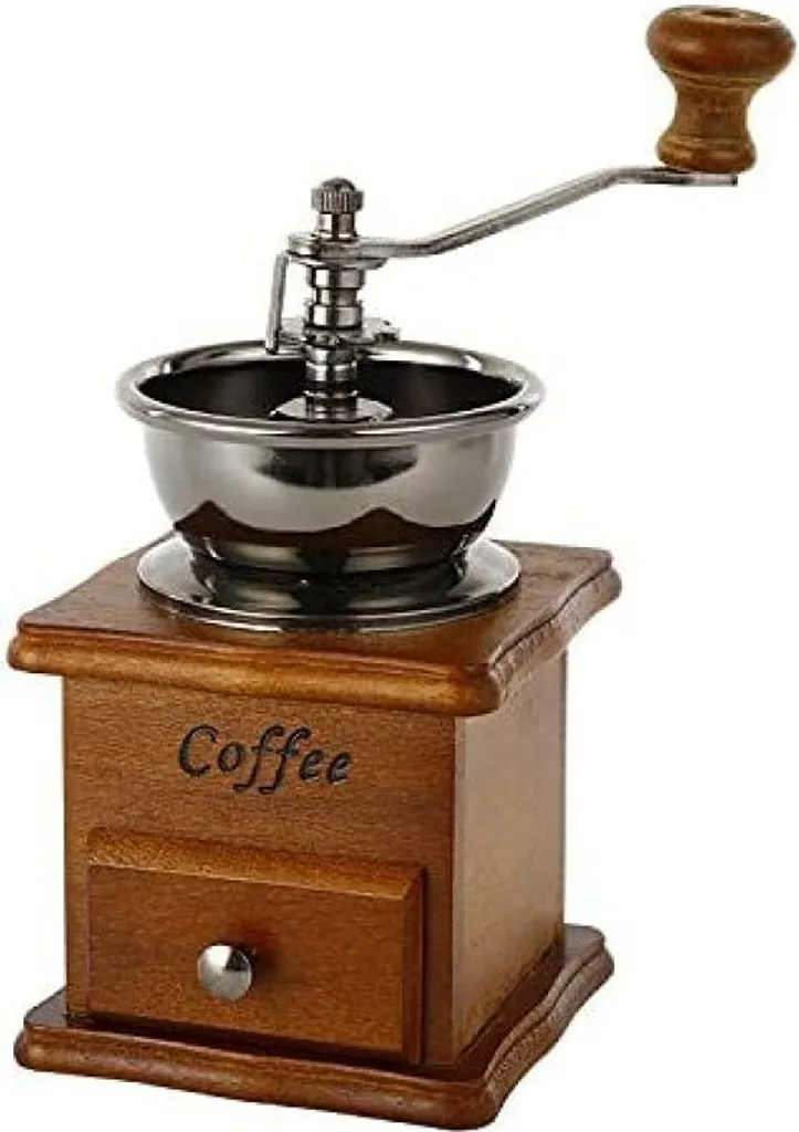 Mmgoqqt Vintage hand-cranked coffee grinder for home and travel