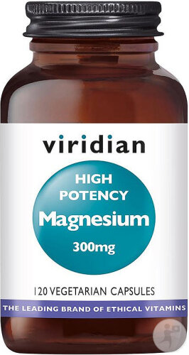 Viridian High Potency Magnesium 300mg 120 V Caps
