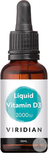 Viridian Liquid Vitd3 Vegan 2000 Iu 50mcg 50ml