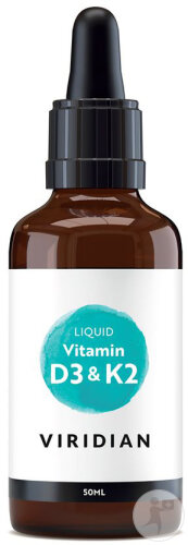 Restaxil Viridian Vitamin D3 & K2 Liquid Dropper Bottle 90ml