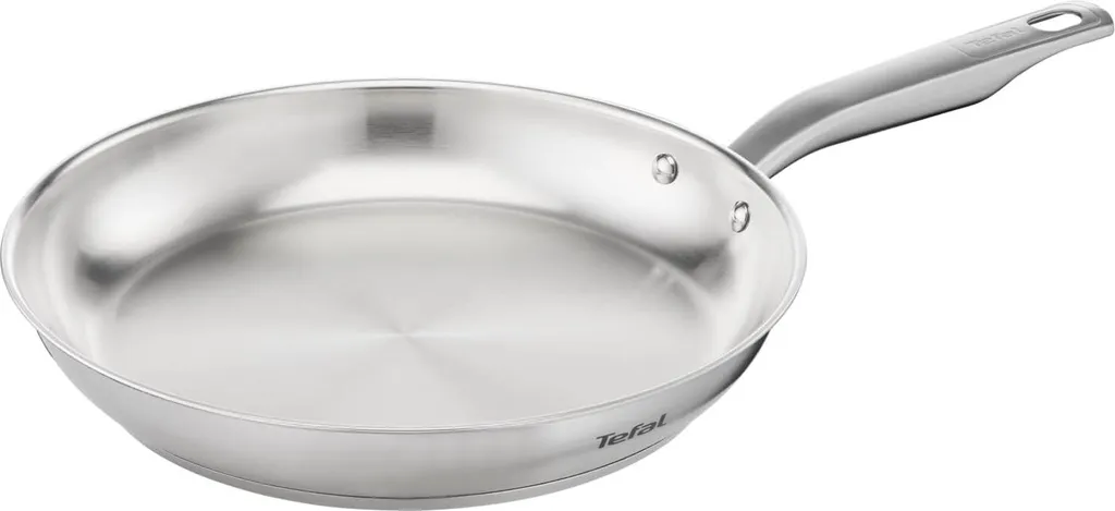 Markenlos Virtuoso 28 cm stainless steel frying pan - Suitable for all heat sources - Uncoated