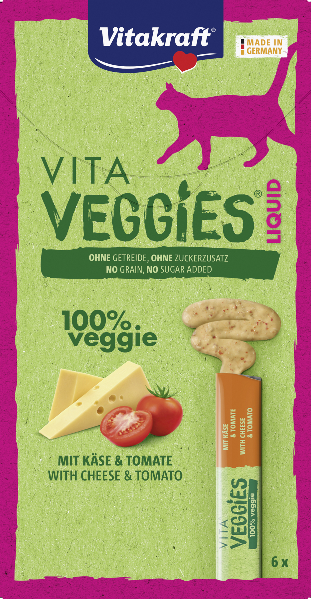 Vitakraft Vita Veggies Liquid Snack Cheese & Tomato