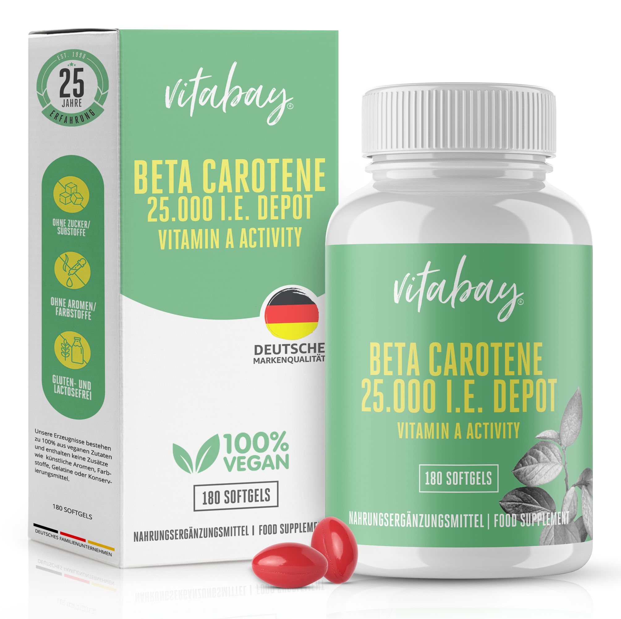 Vitabay Beta Carotin Depot 25000 I.E 180 St