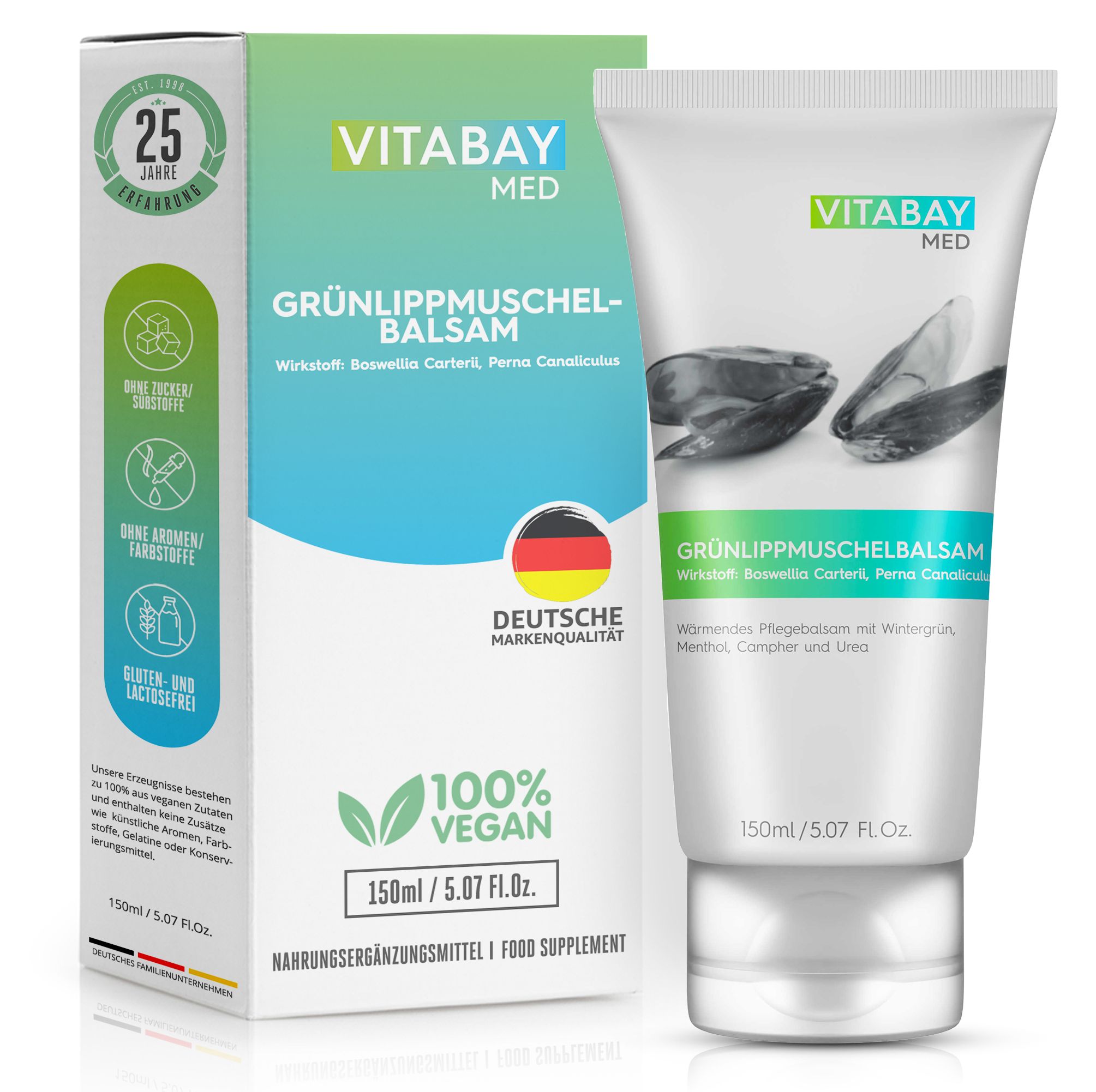 Vitabay green lipped mussel balm 150 ml