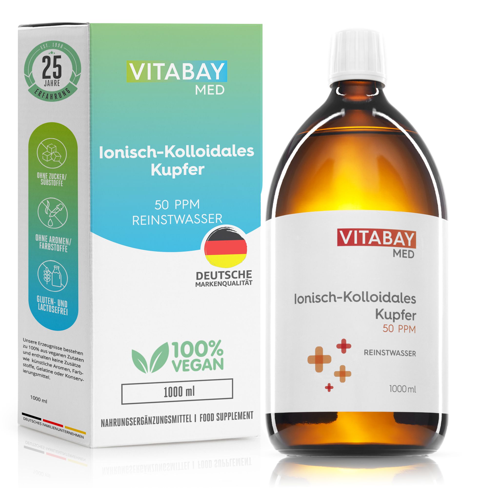 Vitabay Colloidal Copper 50 PPM 1000 ml