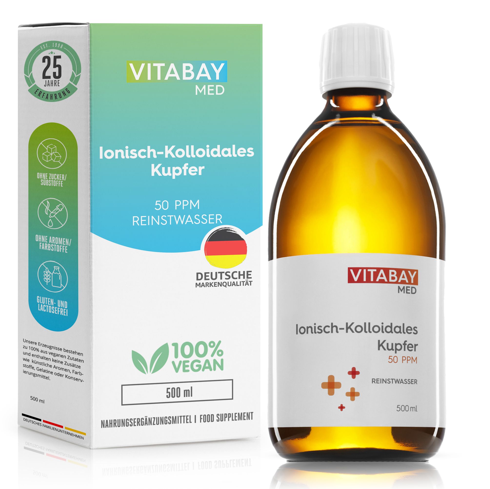 Vitabay Colloidal Copper 50 PPM 500 ml