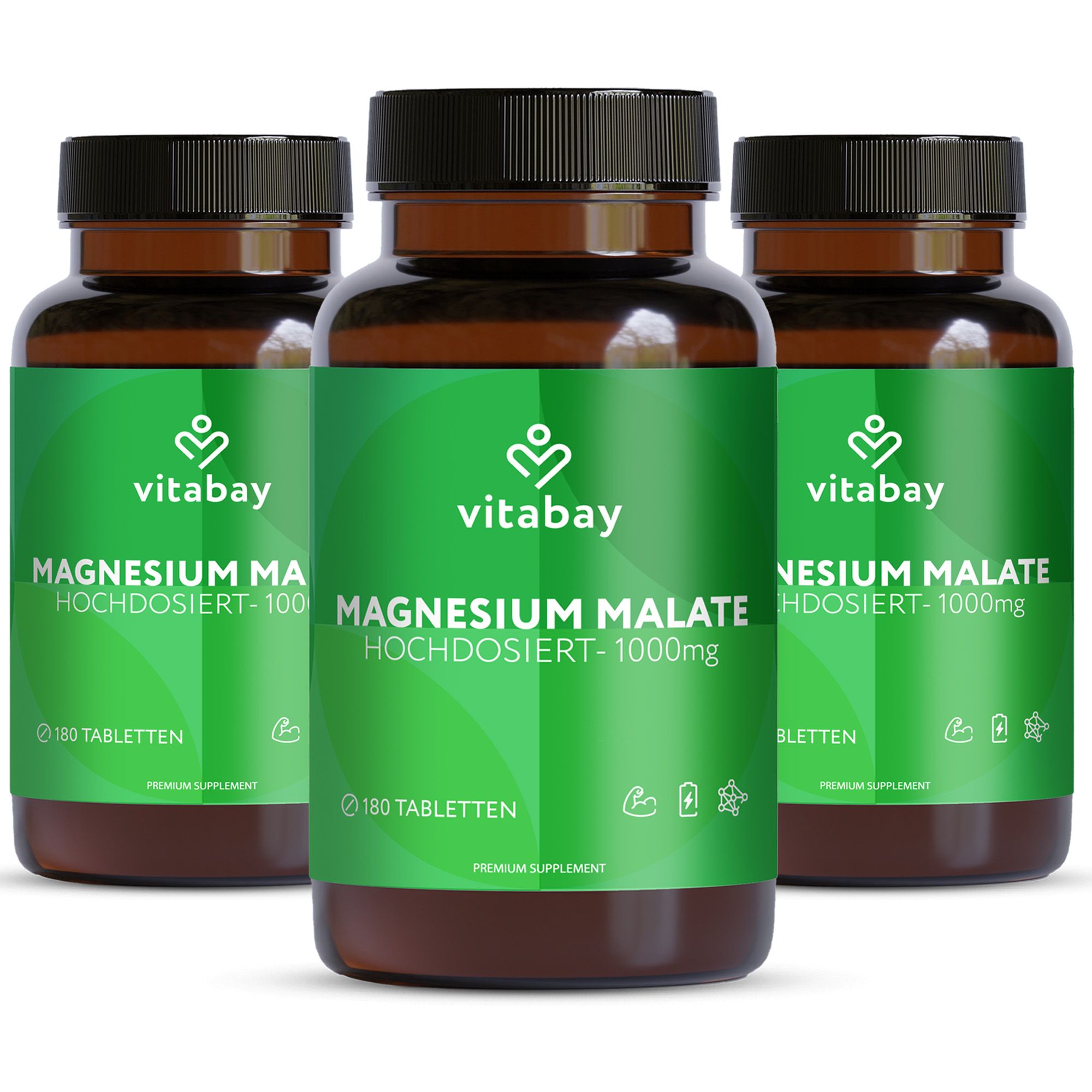 Vitabay Magnesium Malate 1000mg, 540 capsules
